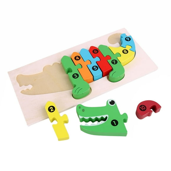 Wooden Toddler Puzzles for Kids Montessori Toys for 2 Year Old Dinosaur Wooden Puzzles for Toddlers Toddler Puzzle Toddler Toys