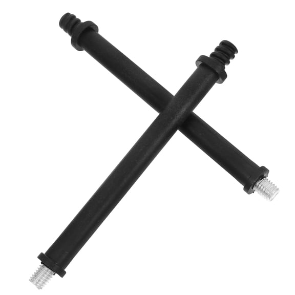 STOBOK 2pcs Scrub Brush Handle Replacement Black Bathroom Accessories