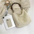 thumbnail image 5 of JKCCZLL Bohemia Summer Crochet Beach Bag Women Underarm Shoulder Bags Cute Crossbody Purse Travel Top-handle Tote Hobo Handbag,Khaki,outdoor, 5 of 7