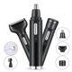 thumbnail image 1 of 4-in-1 Electric Nose Hair Trimmer Portable Men's Facial Hair Removal Machine for Nose Ear Face Eyebrow Hair Clean, 1 of 4