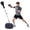 Black, variant on Red Adjustable Height Punching Bag With Stand For Adults Home Gym MMA Fitness