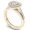 Gold Size 10 U1, variant on Zzbeans Elegant Zircon Bridal Wedding Ring, Fashion Jewelry for Women, Non-Allergic Comfort Fit Anniversary Gift for Her, Size 5-11, Silver