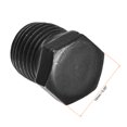 thumbnail image 3 of Uxcell Outer Hex Head Pipe Fitting Plug 1/4NPT Male Thread Carbon Steel 4Pcs, 3 of 6