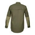 thumbnail image 3 of TAG SAFARI Adult Male Clay Bird Long Sleeve Shirt, Color: Moss/Khaki, Size: S, 3 of 4