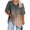 A-Orange, variant on Women's Plus Size 4X Short Sleeve Casual Tops and Loose Fit Blouse for Everyday Wear