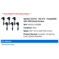 thumbnail image 2 of Ignition Coil Kit - Set of 6 - Compatible with 2009 Buick Enclave, 2 of 2