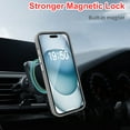 thumbnail image 3 of ELEHOLD for iPhone 15 Matte Magnetic Case,Translucent Clear Cover Compatible with Mag Safe, Military Grade Drop Protection Shockproof Back Phone Cover for iPhone 15,Grey, 3 of 7