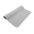 thumbnail image 1 of Tapete de silicona impermeable para comida de mascotas, tapete para beber, toallita para limpiar, tapete para cuenco de agua para perros con borde Gris claro, 1 of 9