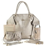 Timi and Leslie Charlie Tote Diaper Bag - Pewter