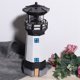 thumbnail image 4 of R Power Heart Blacke Lighthouse Abs Pp Luz de resina Luz LED giratoria para exteriores Lámpara de Paisaje Jardín Patio Decoración Luz, 4 of 8