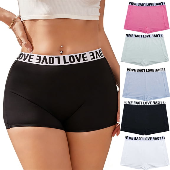 Vibrex Womens Boyshorts Underwear Seamless Boxer Briefs Full Coverage Soft Stretch Boxer Shorts For Women Seamless Boy Shorts Underwear No Show Boxer Shorts Briefs Panties for Ladies