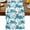 Green, variant on Summer Blue Palms Dining Table Runner, Nautical Coastal Boho Beach Watercolor Blue Tree Washable Table Runners Kitchen Coffee Table Center Decor for Home Party Holiday Wedding 13 x 70 Inches
