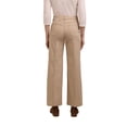 thumbnail image 3 of Martha Stewart Women's Wide Leg Pintuck Pant, High-Rise Soft Stretch Denim & Twill Trouser with Front Seam Detail, 3 of 7