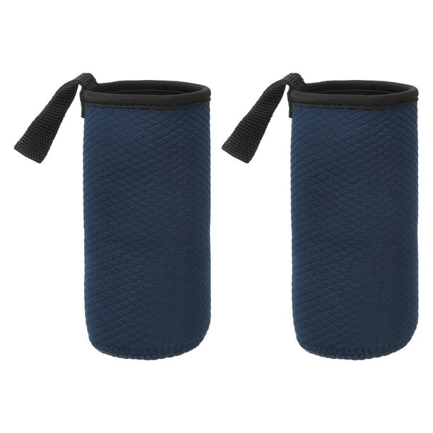 Fundas de Botella de Agua de Neopreno Uxcell, Transportador de Botella de Agua Aislantes Texturizados con Correa para Senderismo Ciclismo Marino 2 Pulgadas