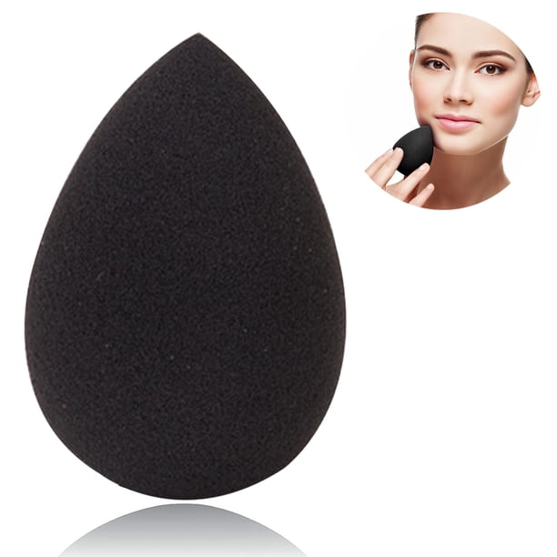 Esponja de maquillaje para bases líquidas, primers, polvos y cremas, libre de crueldad animal. Esponja de maquillaje sin látex con corte oblicuo y forma de gota de agua.