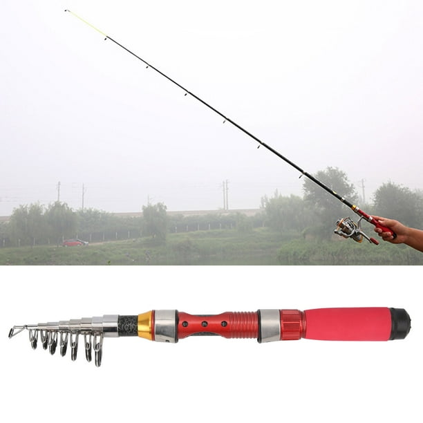 Filfeel Telescopic Fishing Pole​, Thick Casting Fishing Rod, Light Weight  Short Strong Camp For Fishing Outdoor Travel 