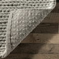 thumbnail image 5 of nuLOOM Penelope Braided Wool Area Rug, 2' 6" x 8', Runner, Penelope Light Grey, 5 of 13