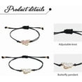 thumbnail image 3 of 8Pcs BFF Bracelets Butterfly Matching Bracelets Adjustable Strand Bracelet Couple Bracelets Friendship Bracelets Link Bead Bracelets Jewelry Gifts DIY, 3 of 6