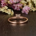 thumbnail image 5 of Vintage Cushion Cut Natural Aquamarine Engagement Ring Bridal Wedding Ring Gold Plated Sterling Silver Ring Astrological Ring For Women, 5 of 5