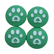 JenDore Green 4Pcs Paws Silicone Thumb Grip Caps for Nintendo Switch
