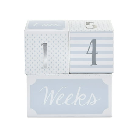 Filled Baby Blocks - My First Milestone Prince Baby Age Blocks