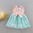 thumbnail image 4 of WIBACKER 1-4T Princess Dress Up Aprons Dress for Toddler Girls, Kids Waterproof Mess Play Clothes, Halloween Costume, 4 of 9