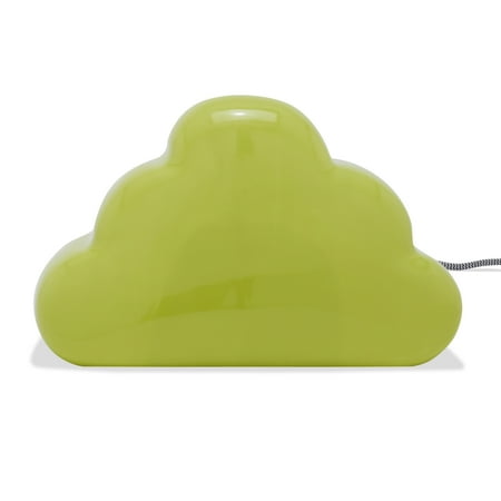 Lime Green Ceramic Cloud Shaped Night Light by Drew Barrymore Flower Kids