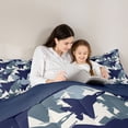 thumbnail image 5 of jejeloiu Camouflage Twin Comforter Sets,Blue Airplane Aircraft Bedding Set For Boys Kids Reversible 2pcs, 5 of 8