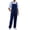 Dark Blue, variant on Overalls for Men Work Utility Coveralls Fashion Bib Romper Jumpsuit with Zipper Fly(Dark Blue,L)