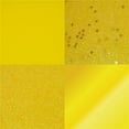 thumbnail image 1 of Vickerman N592578DA 10 in. Yellow Ball 4 Finish Assorted Ornament - 4 per Bag, 1 of 4