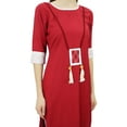 thumbnail image 3 of Bimba Women Rayon Tunic 3/4 Sleeve Chic kurti Kurta Indian Ethnic Dress, 3 of 8