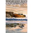 thumbnail image 2 of Art.com Seacliff State Beach, California Coast Stretched Canvas Print Wall Art by Lantern Press, 12" x 18", 2 of 4