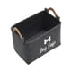 thumbnail image 1 of Organizador de juguetes para perros, cesta rectangular para artículos de cachorros, para ropa de mascotas, mantas Negro, 1 of 8