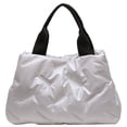 thumbnail image 2 of Bolsa Otoño Invierno Tote Bags Nylon Mujer Damas Tote Moda para fiesta (Blanco) Likrtyny Para Estrenar, 2 of 9