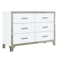 thumbnail image 5 of Tcbosik Dresser with 6 Storage Drawers, Chest of Drawers, Closet Storage Organizer for Bedroom Living Room, White, 5 of 8