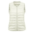thumbnail image 2 of RYDCOT Women's Light Down Jacket Puffer Vest Lightweight Stand Collar Sleeveless Vest with Zipper Pockets Travel and Outdoor Puffy Vest Women Clearance, 2 of 8