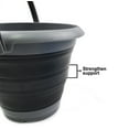 thumbnail image 5 of SAMMART 5L (1.32Gallon) Set of 2 Collapsible Fishing Bucke - Foldable Round Tub - Portable Plastic Water Pail - Space Saving Outdoor Waterpot - Trunk Organizer for All Types of Vehicles, 5 of 8