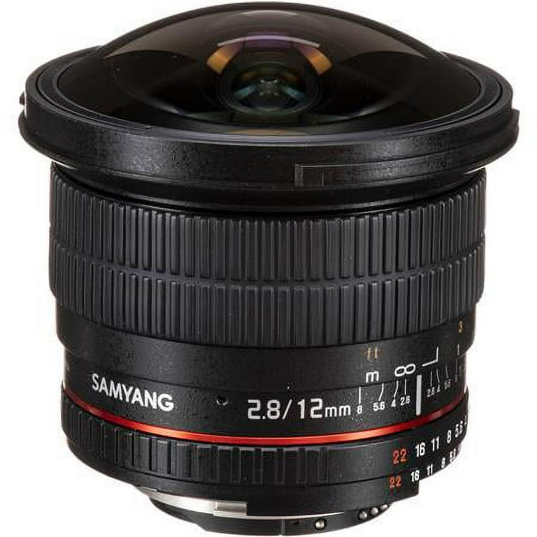 Samyang 12mm F2.8 Ultra Wide Fisheye Lens for Nikon DSLR Cameras