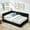 Black + Foam, variant on Full Size Upholstered Tufted Sofa Bed Frame, Comfortable Backrest&Armrests, for Bedroom&Living Room, Velvet-Gray, 81''*60''*29.5''
