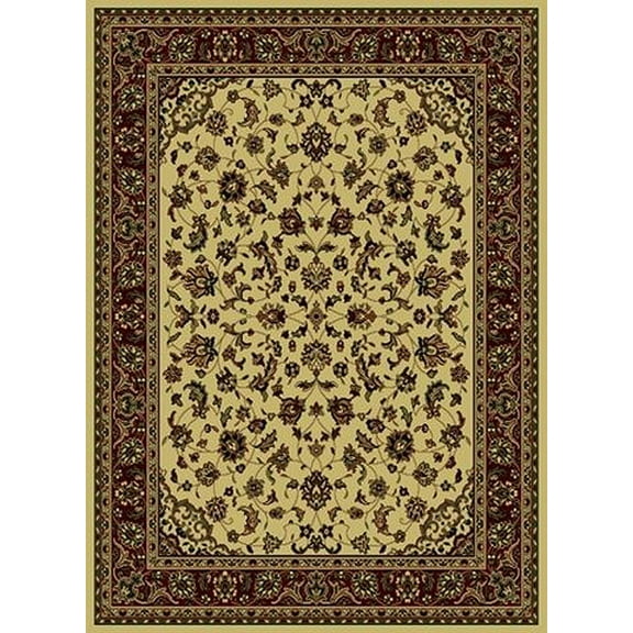 Radici Usa Castello Area Rug 953 Ivory Persian Bordered 2' 2" x 7' 7" Rectangle