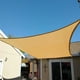 thumbnail image 5 of Sombra solar exterior rectangular color beige arena | Tela de sombra comercial resistente | Toldo transpirable bloqueador UV para patio, jardín, caja de arena, pérgola, patio trasero | PVC, 5 of 8