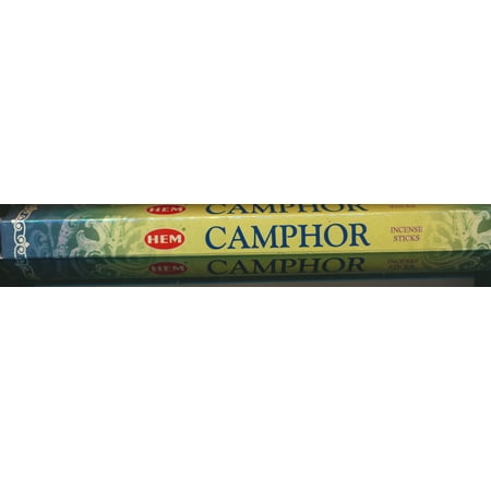 - Camphor, HEM Incense 20 Stick Single Tube, Imported From India