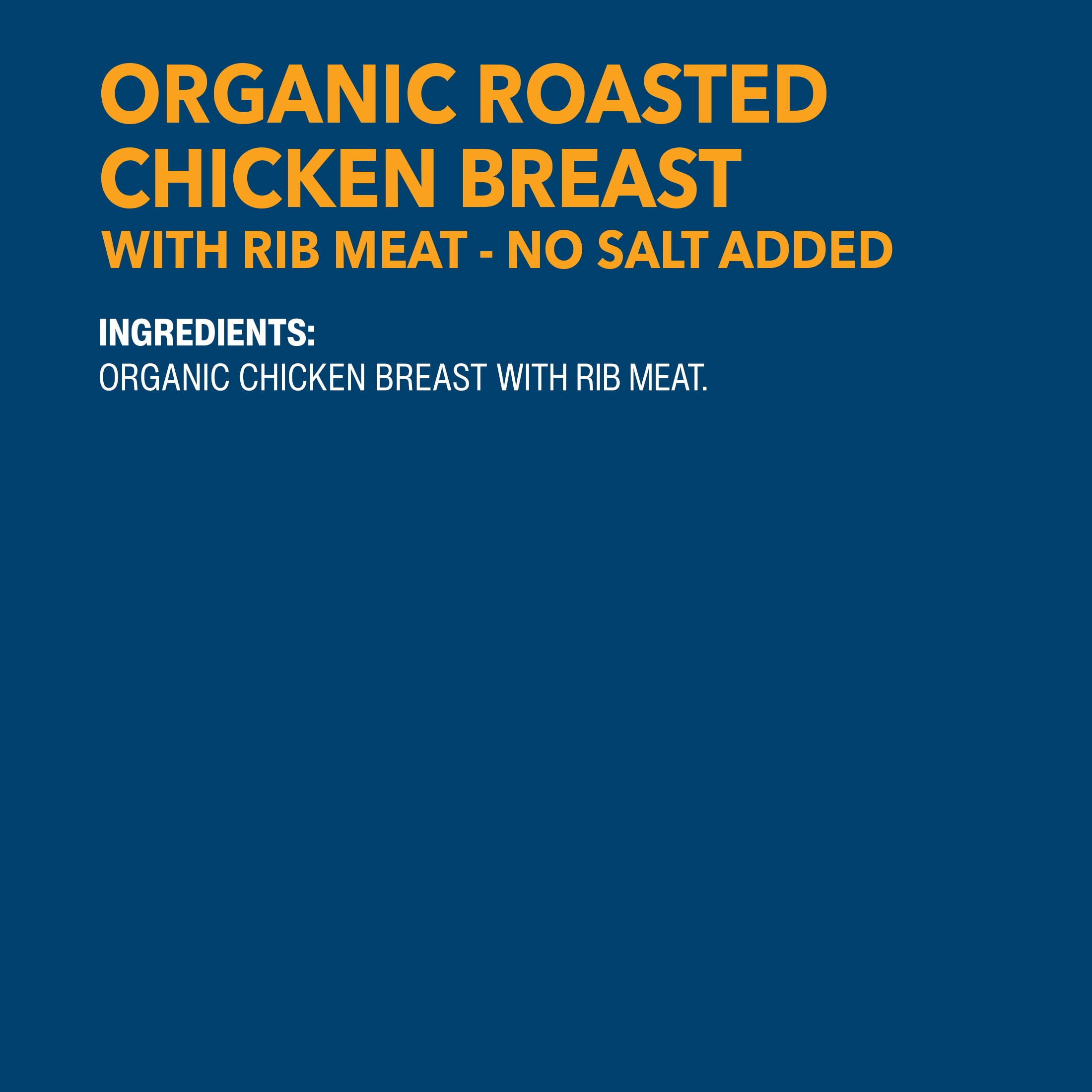 (4 pack) Wild Planet Organic Roasted Chicken Breast with Rib Meat, No Salt Added, 5 oz Can