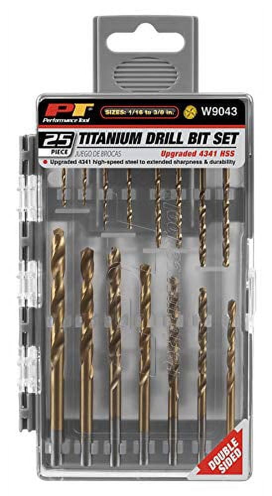 Wilmar Corp. / Performance Tool 25pc Titanium drill bit set