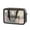 Black, variant on Happy Date Clear Cosmetics Bag Toiletry Bag, Large Clear Travel Bag for Toiletries, Waterproof & Draining Transparent Makeup Bag Tote Bag, Carry On Airport Airline Compliant Bag
