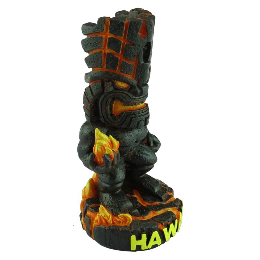 KC Hawaii 4.75 inch Lava Tiki Figurine Fire