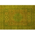 thumbnail image 1 of Ahgly Company Indoor Rectangle Abstract Yellow Modern Area Rugs, 8' x 12', 1 of 4