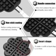 thumbnail image 1 of waffle maker waffle pan waffle tray heart waffle maker heart waffle pan, 1 of 8