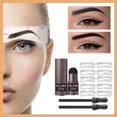 thumbnail image 2 of VIP,Juego de plantillas y plantillas de cejas profesionales para mujer, juego de plantillas de un paso para dar forma a las cejas, maquillaje resistente al agua, 2023, 2 of 4