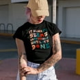 thumbnail image 2 of It Always Seems Impossible Until It's Done, Motivation to Do Things, Groovy Retro Wavy Text Merch Gift, Royal Blue T-Shirt, XL, 2 of 5